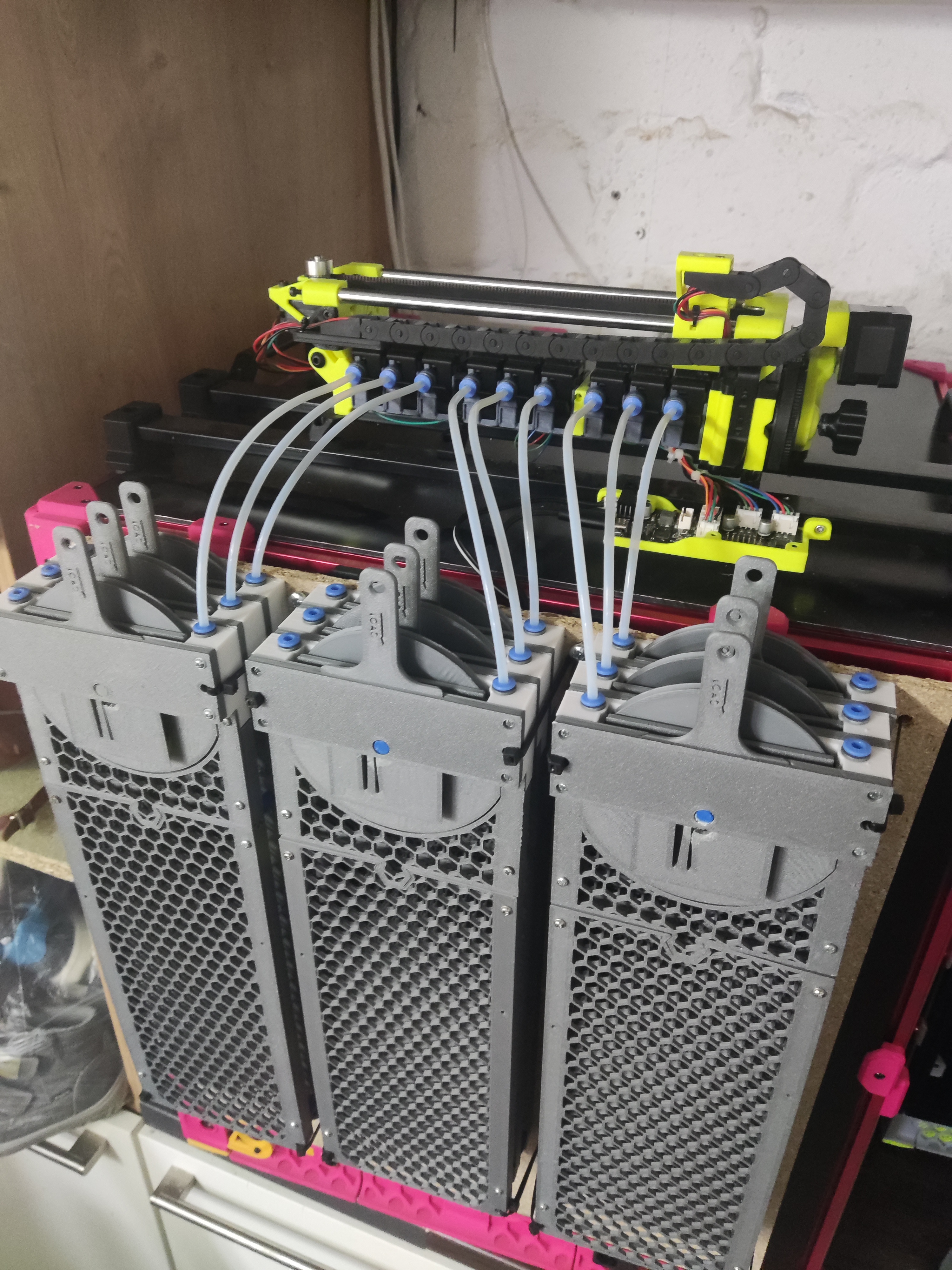 MMU2 Filament Retract Bank 750 mm Buffer