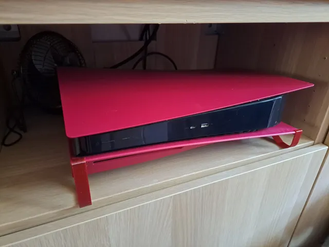 Playstation 5 (PS5) horizontal stand minimalistic version - raised versions