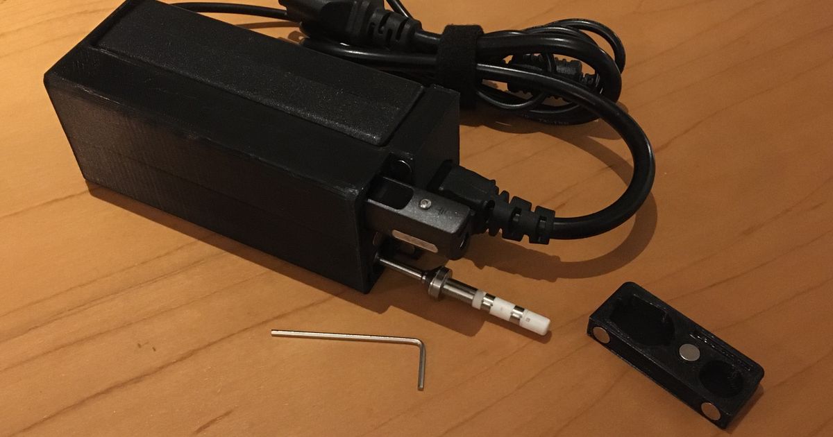 TS100 Soldering Iron Case by makerchad Download free STL model