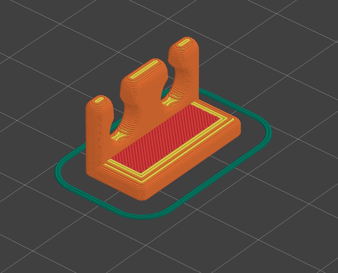 Minimalist Cable Holder by Download free STL model