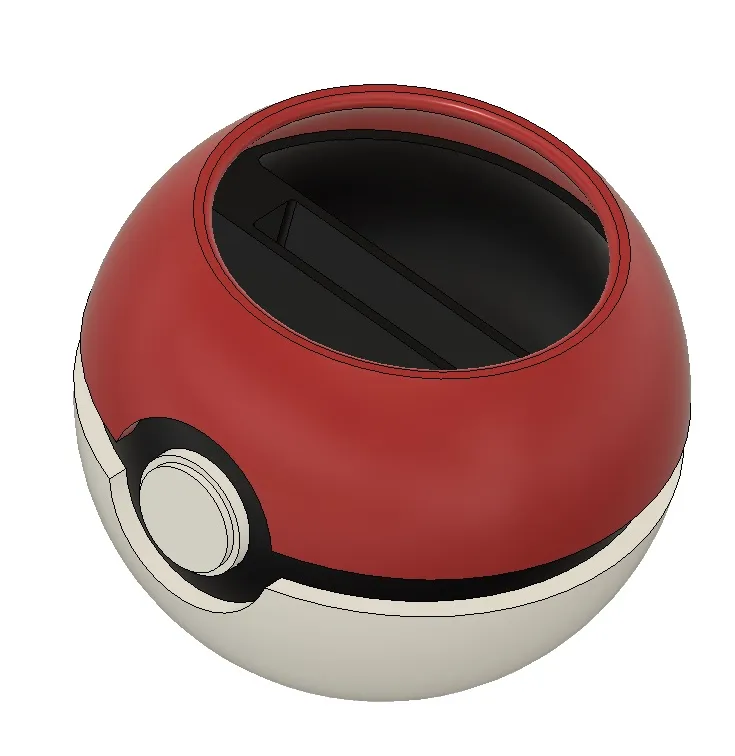 Pokeball for Business Cards easy to print by 3D Wunderwerkstatt | Download  free STL model | Printables.com