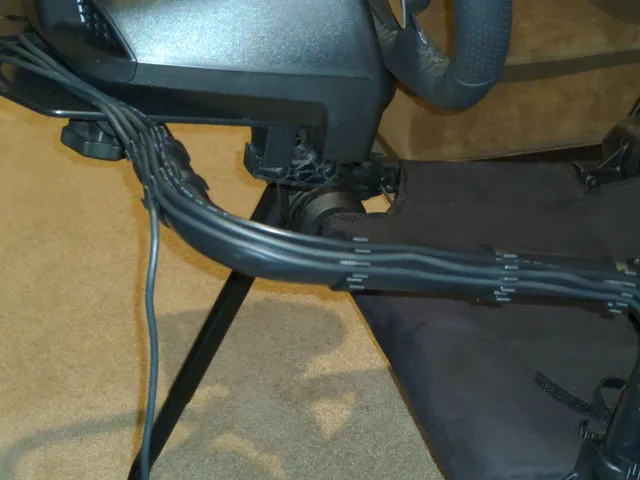 Cable organizer for Sim Racing Rig