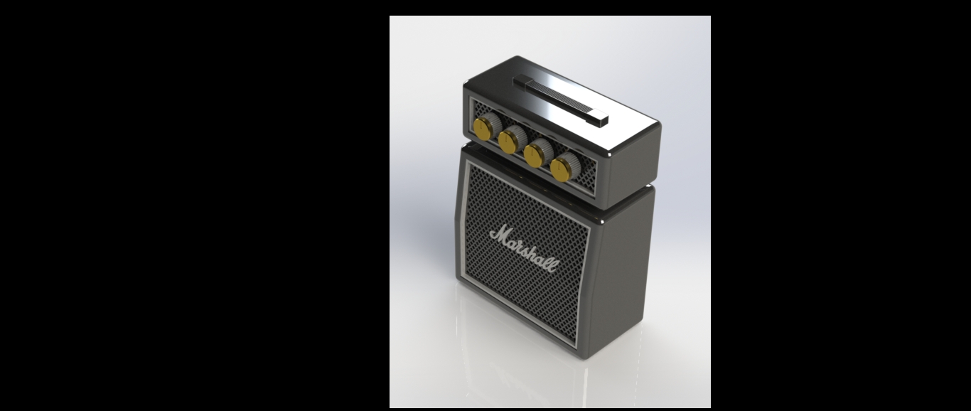 Marshall mini guitar amplifier — miniatura 2