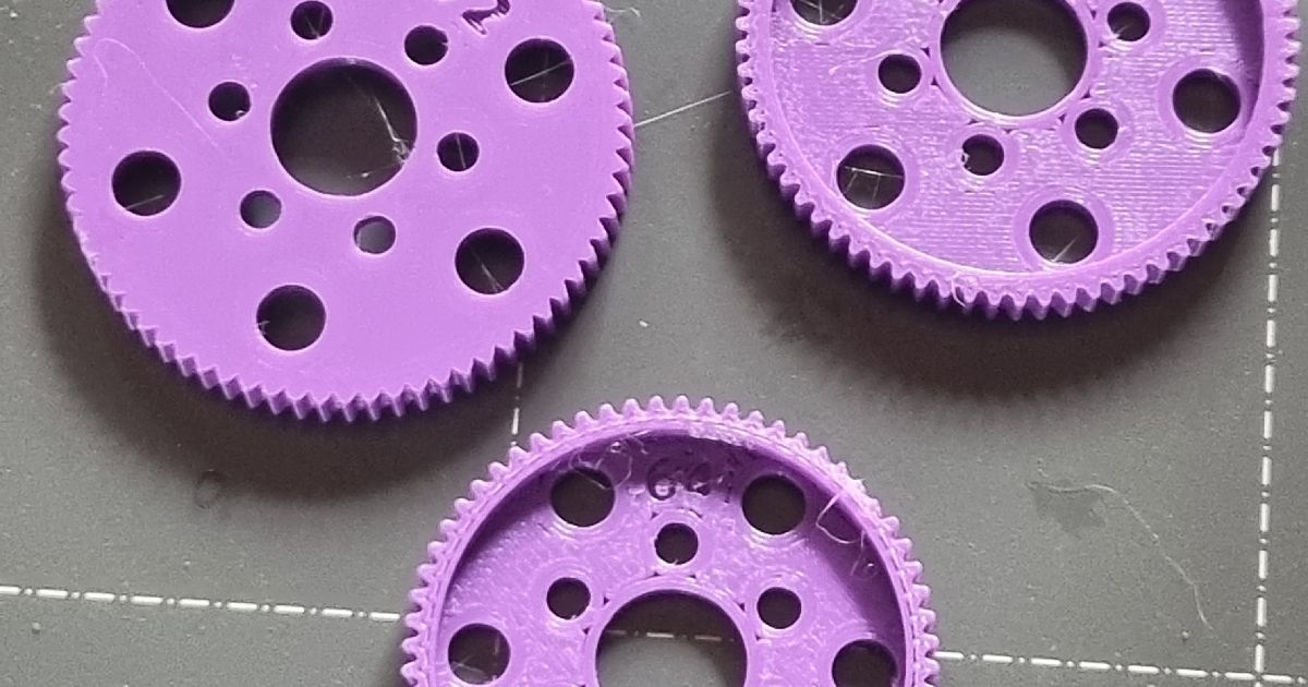 Spur gears for X-ray. by Kent Asplund | Download free STL model ...