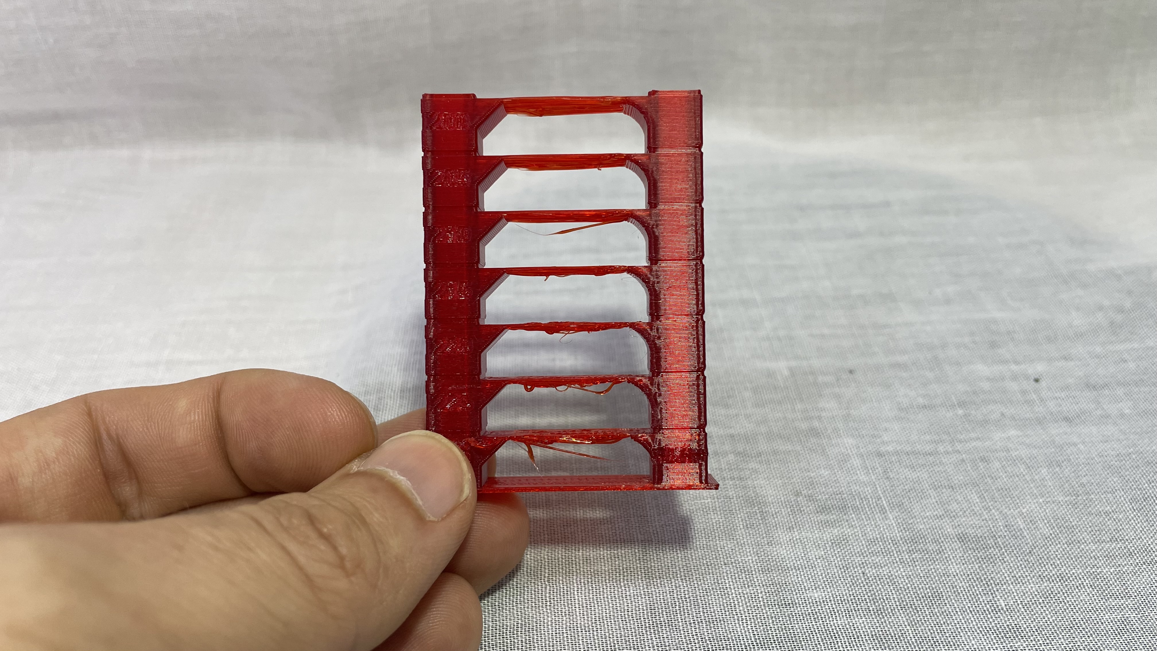 TempTower Easy and fast to print (0.4mm Nozzle) 190°C up to 320°C