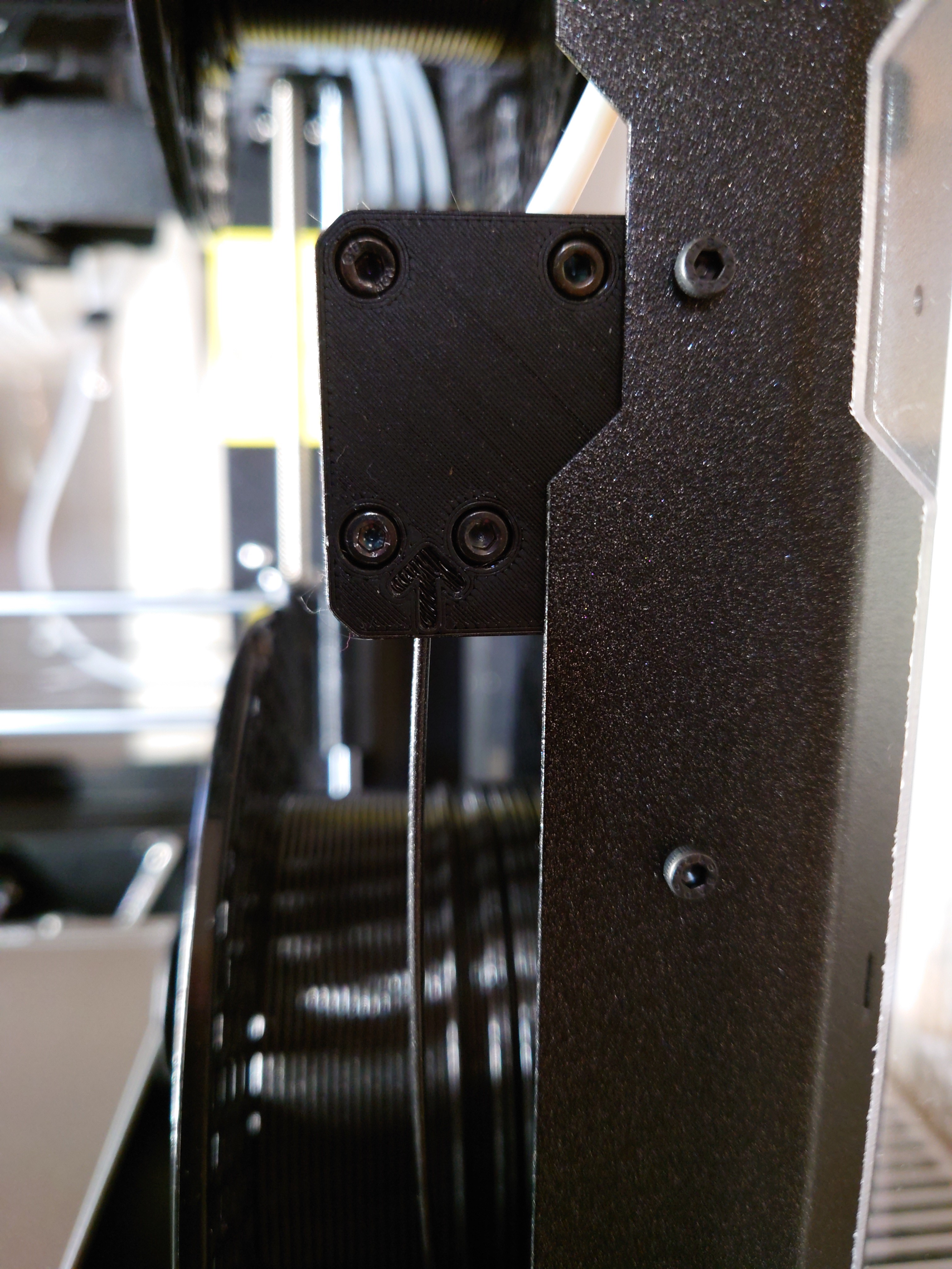 Original Prusa Enclosure Filament guide