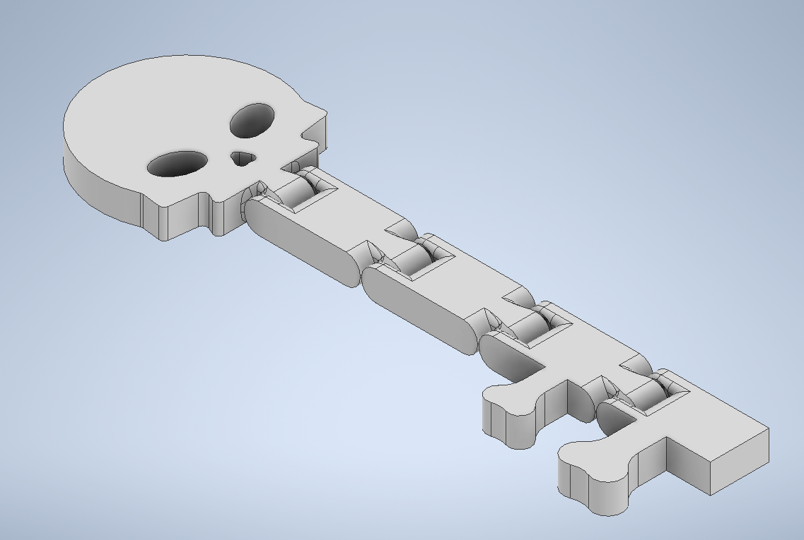 Flexi Skeleton Key by secret_squril Download free STL model
