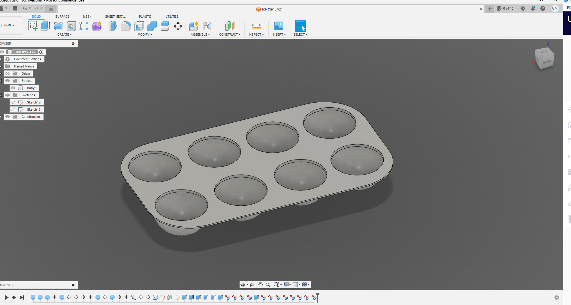 Ice tray TPU easy release