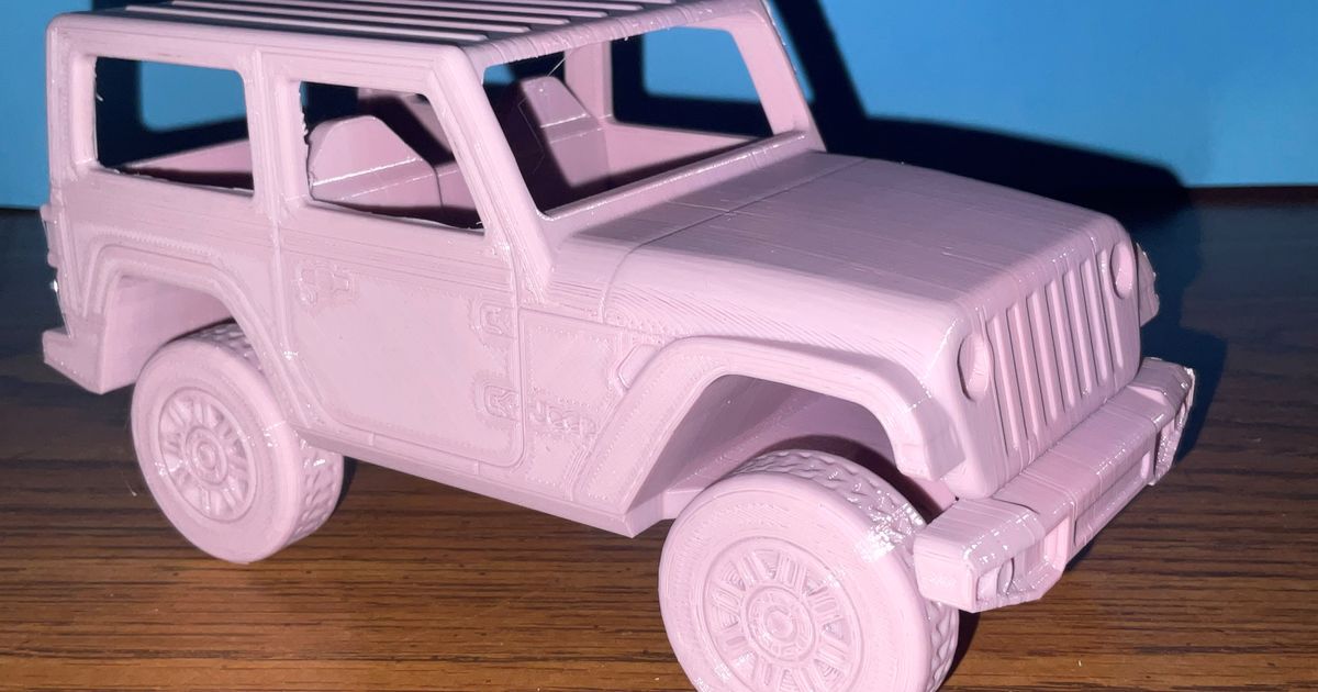 Print In Place Jeep Wrangler By Danny Download Free Stl Model Printables Com