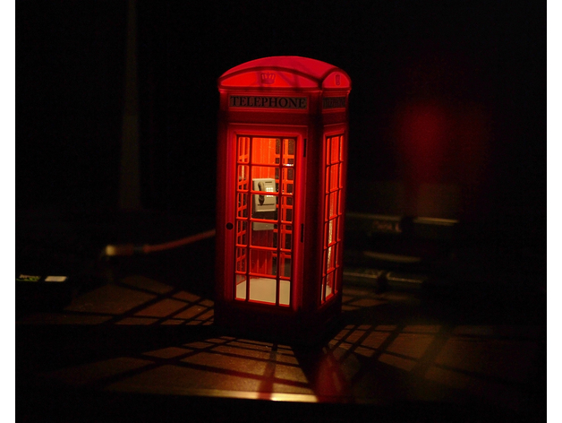 British Red Telephone Booth/Phone Box Mood Light
