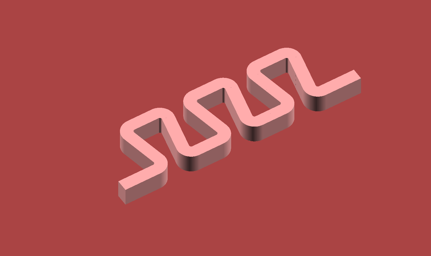 Miniatura 5 do modelo 3D Spring Generator [ Serpentine / Zig-Zag / Sinuous / Wave ]