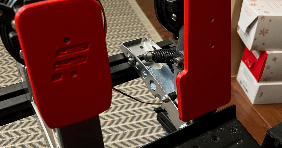 Fanatec CSL Brake and Gas pedal by xxblyxx Download free STL model