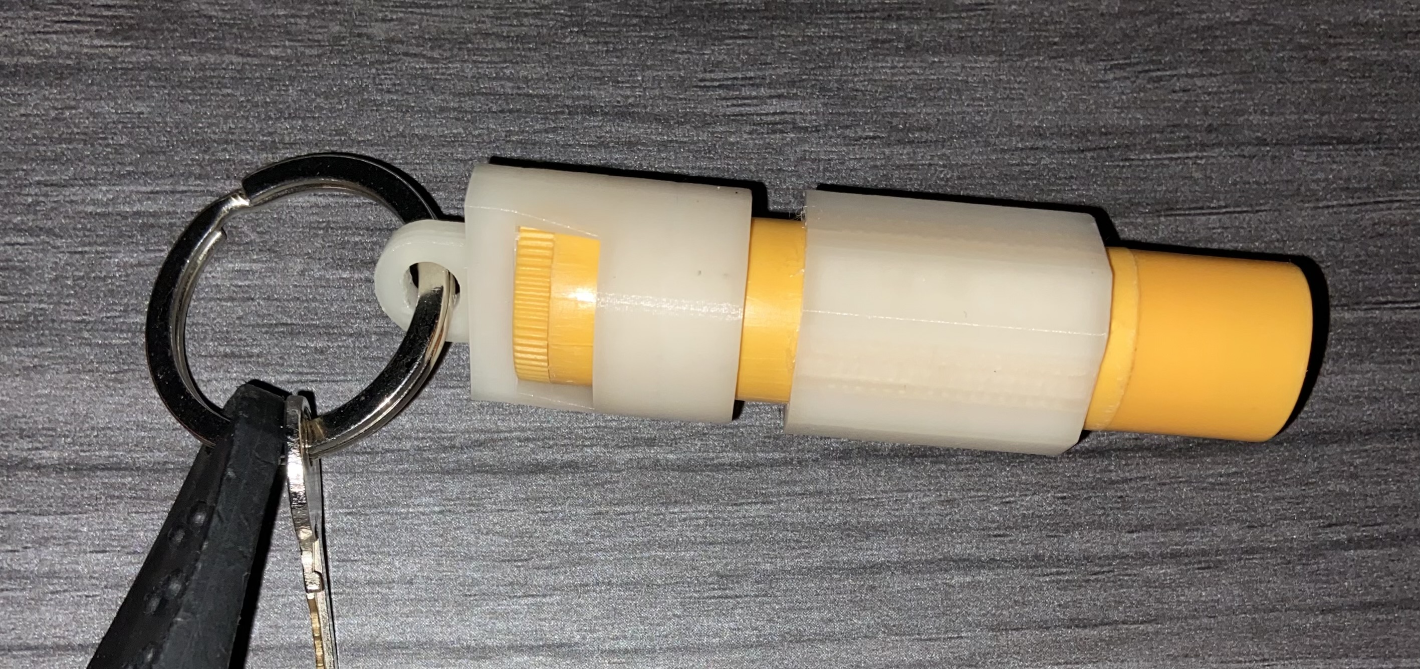 Chapstick Keychain