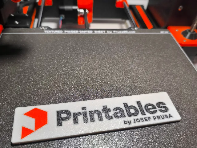 Printables By Joseph Prusa sign