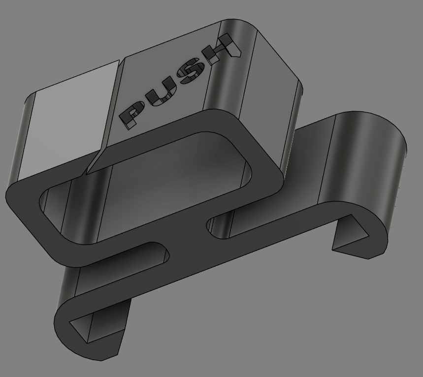 Miniatura 2 do modelo 3D Drop Ceiling Cable Clip