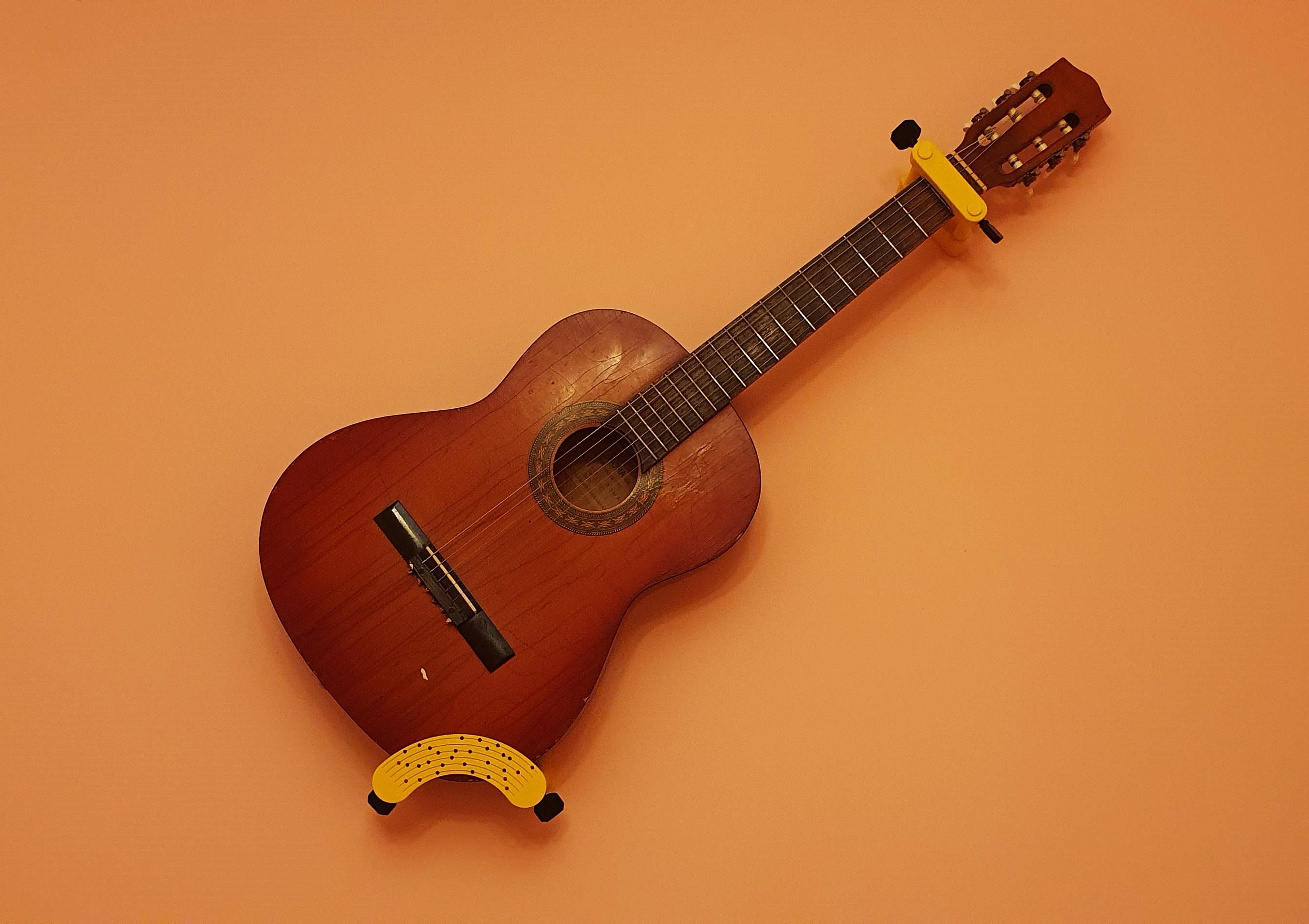 All size guitar wall mount by marius_ciolacu Download free STL model
