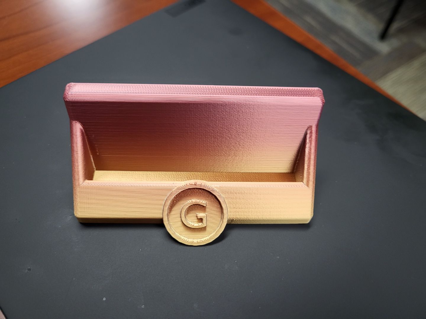 Business Card Holder - Letter G