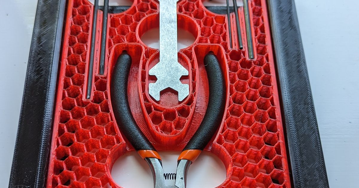 Mini+ tool kit holder by angrymotor Download free STL model