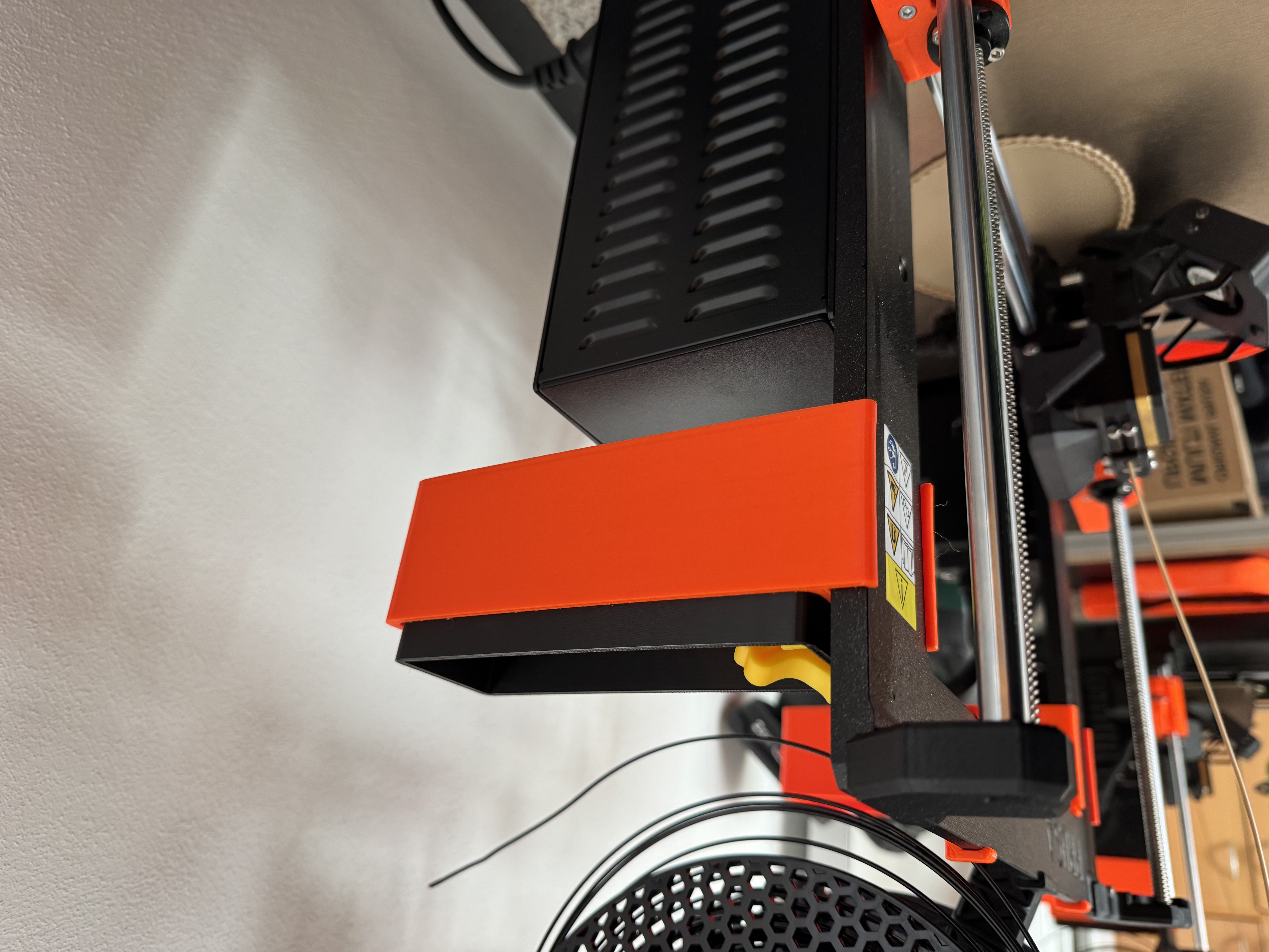 Top Box Case Bin (poop, filament clip ...) Insert - Einsatz Prusa MK4s 3D model