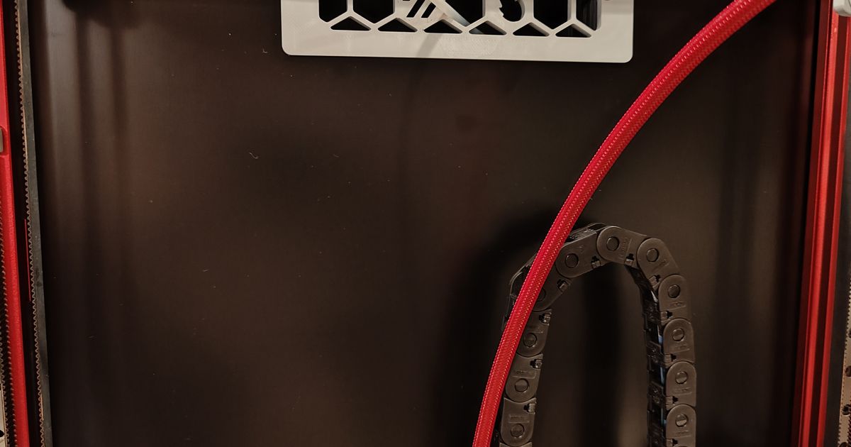 TopAligned Voron Exhaust Cover by neon.blue Download free STL model