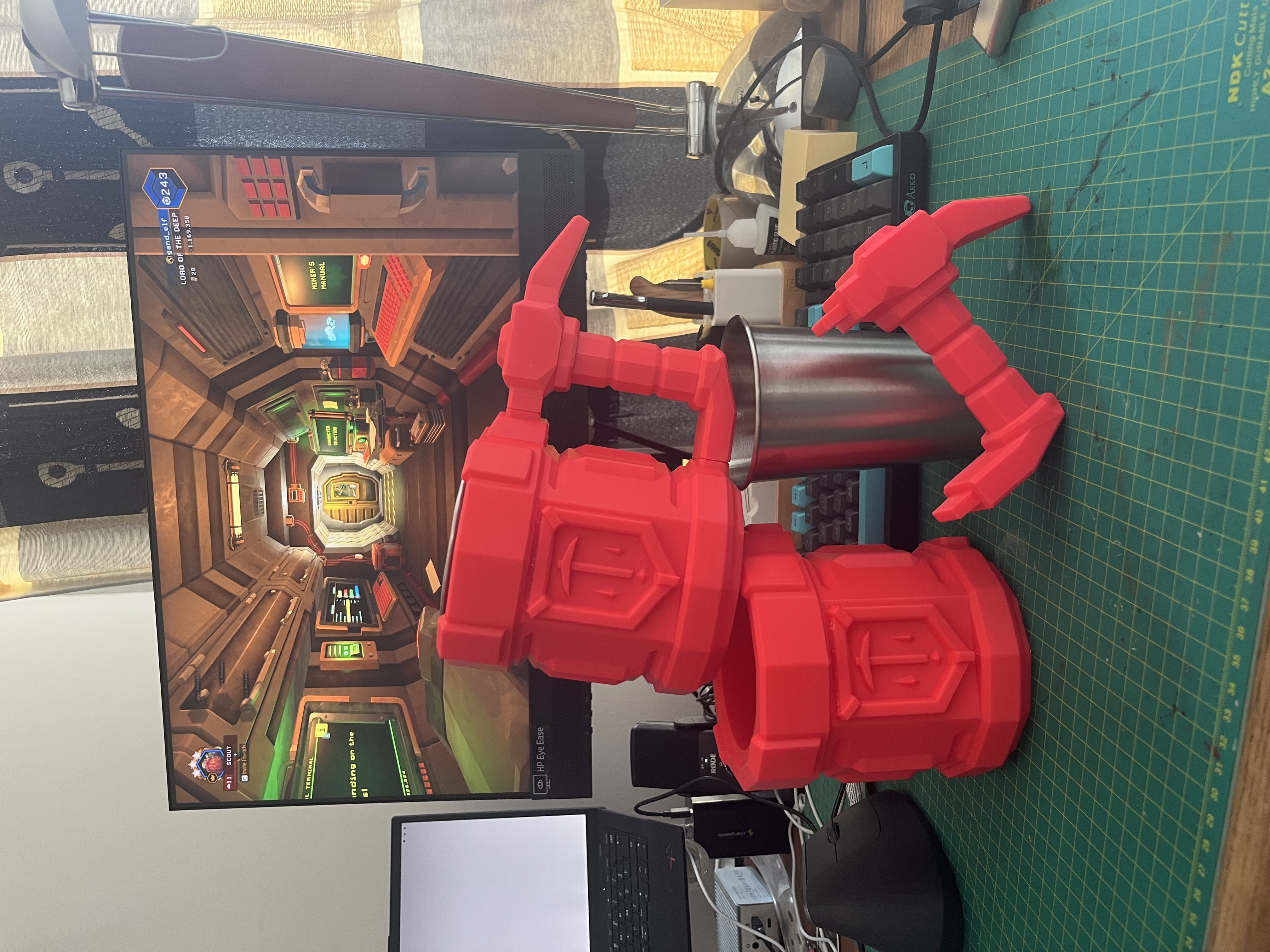 Deep Rock Galactic Mug, for metal insert + two part print
