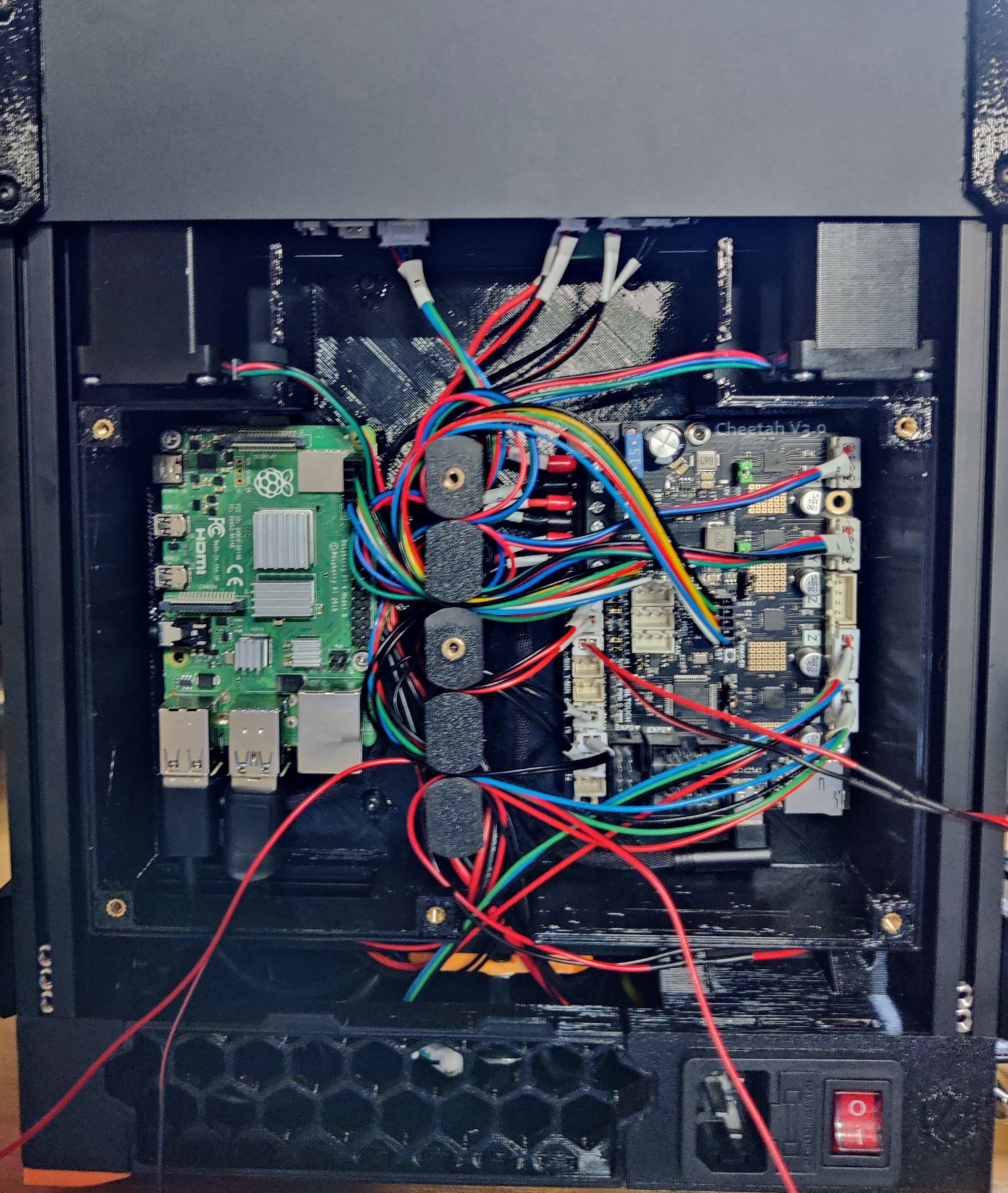 Voron 0.2 (Fysetc kit) electronic box.