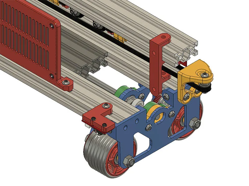 Drag Chain for my Rolling Plotter by geodave | Download free STL model ...