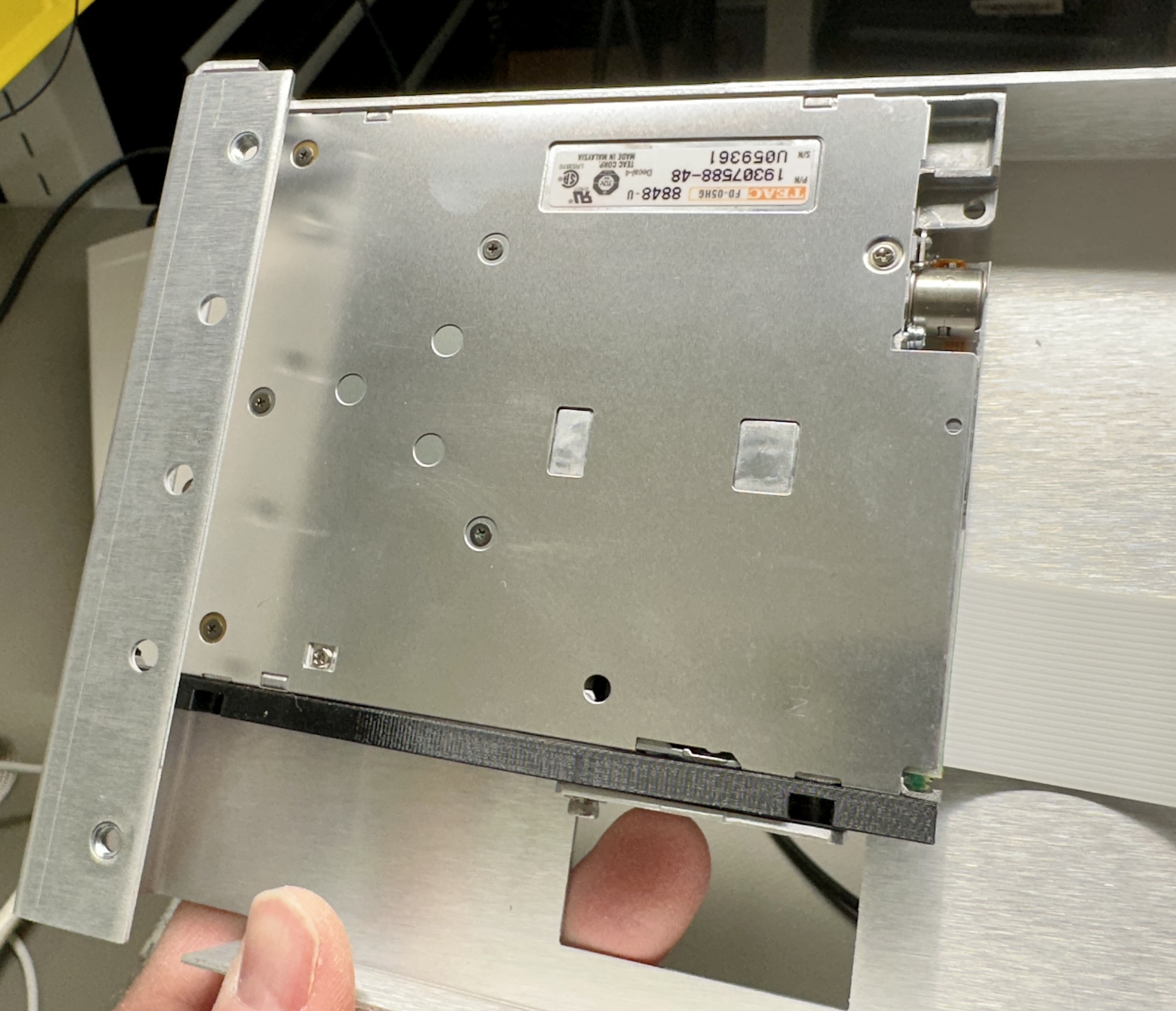 Teac FD 05HG Floppy Drive Spacer By Mightyohm Download Free STL Model teac-fd-05hg-floppy-drive-spacer-by-mightyohm-download-free-stl-model