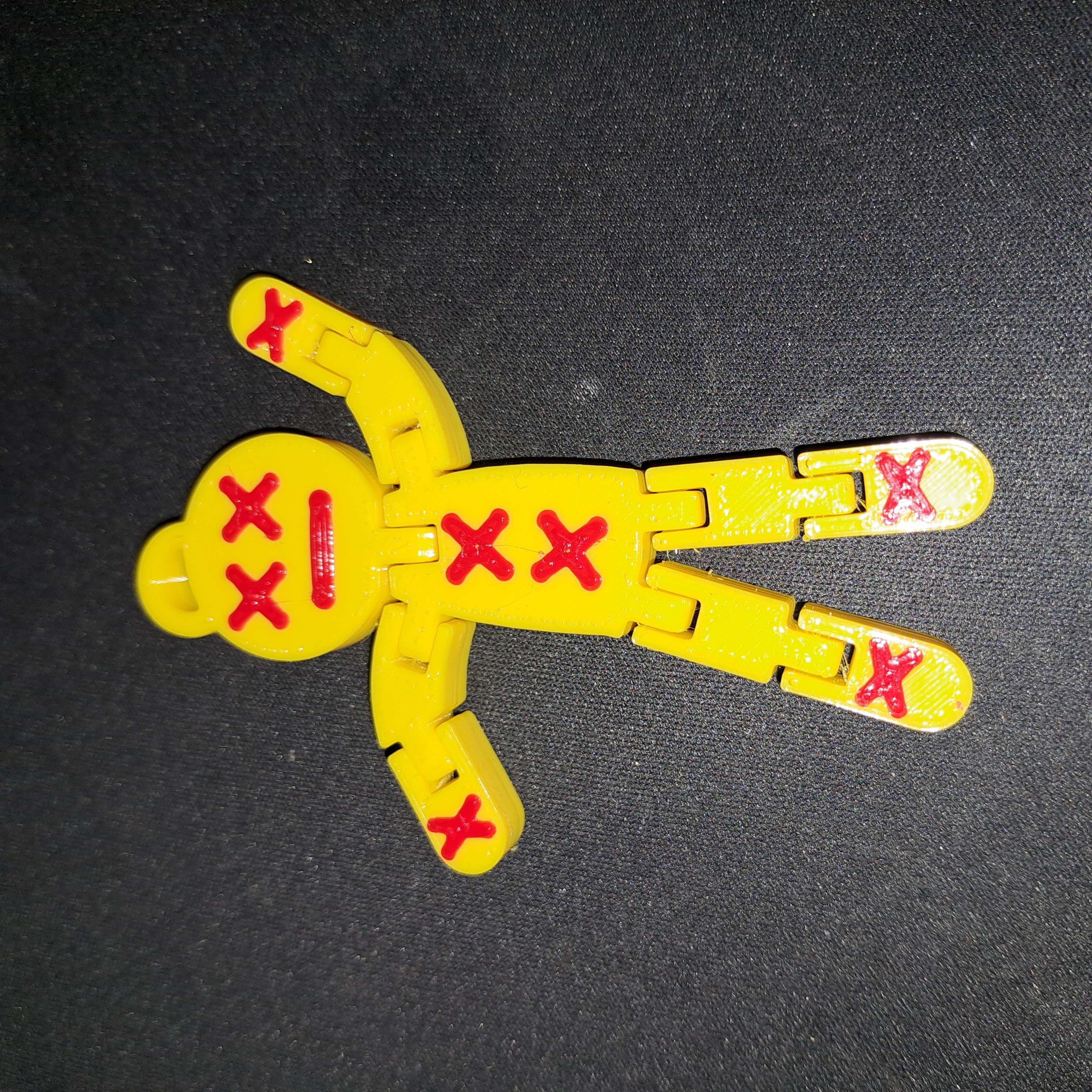 Stitched Articulated Doll keychain
