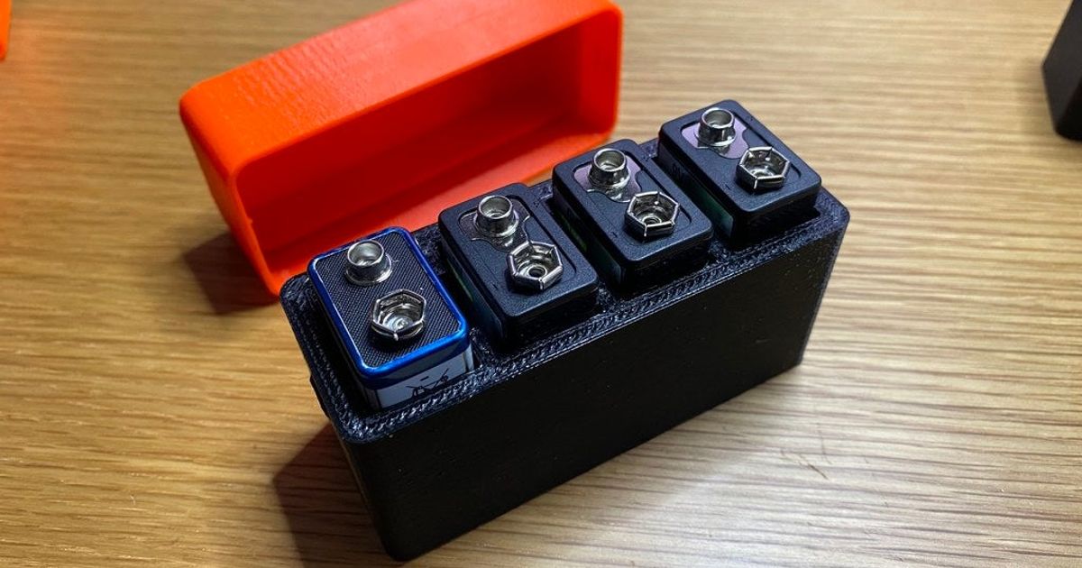 9V Battery box by JanKa Download free STL model