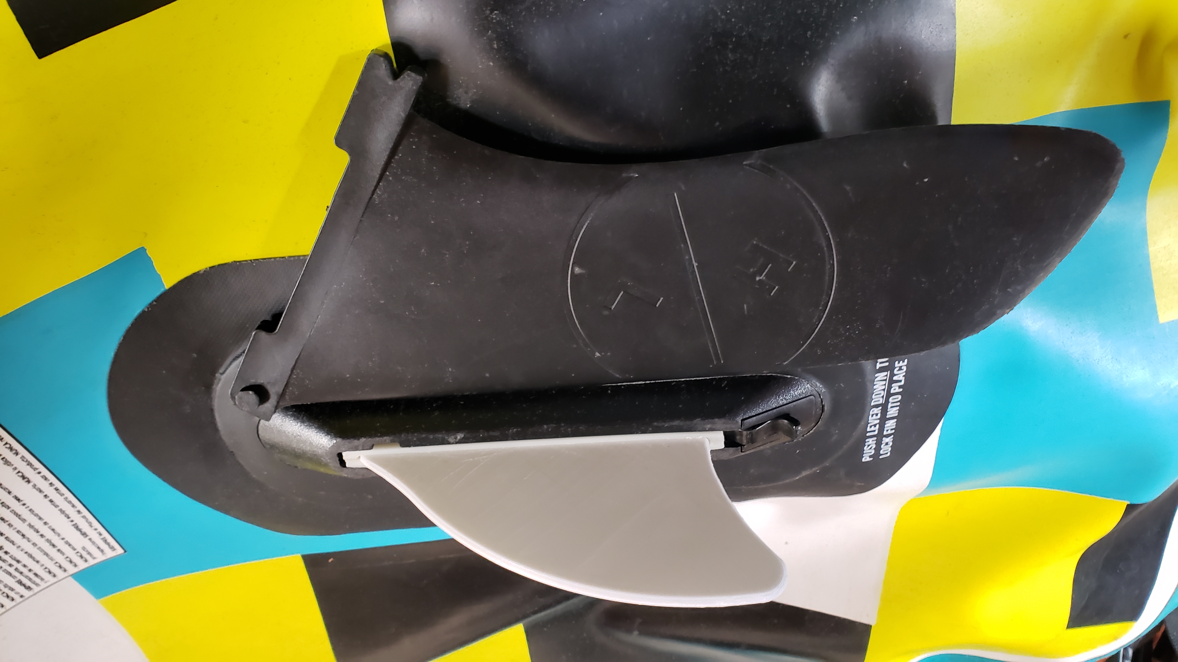 Fin for Hyperlite Elevation Stand Up paddleboard (SUP) by aarrodri