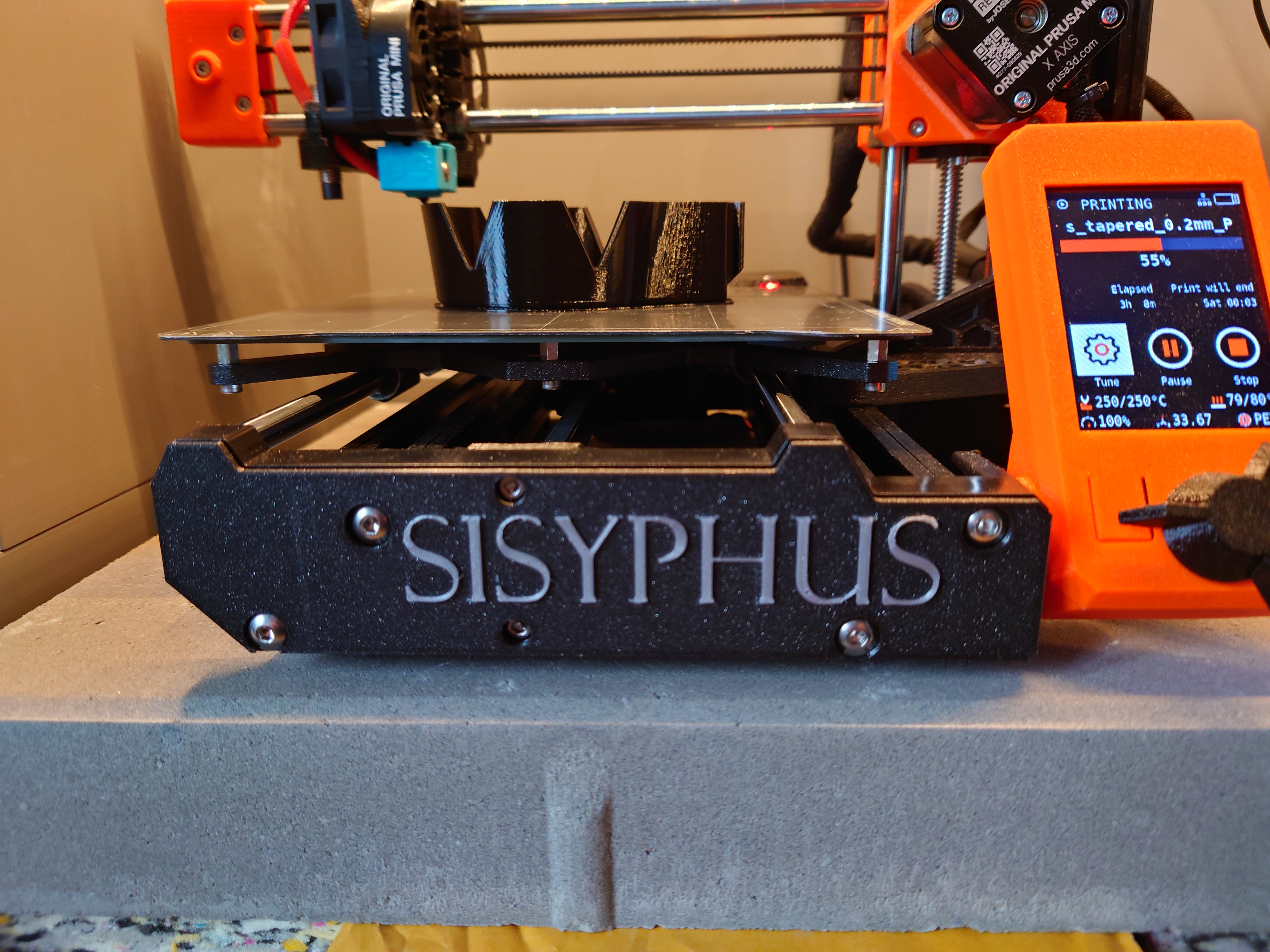 Custom Prusa Mini Nameplate