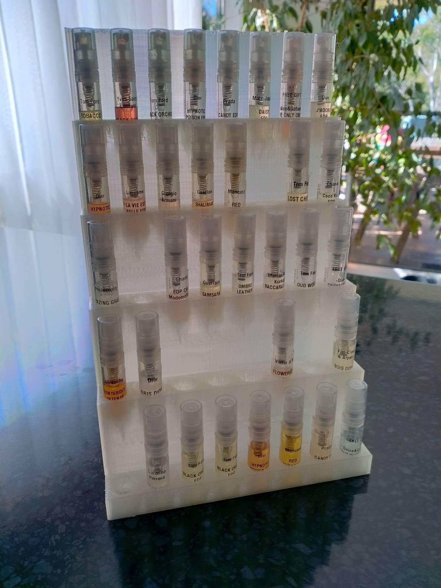 Perfume sample rack by Mike Cassells | Download free STL model ...