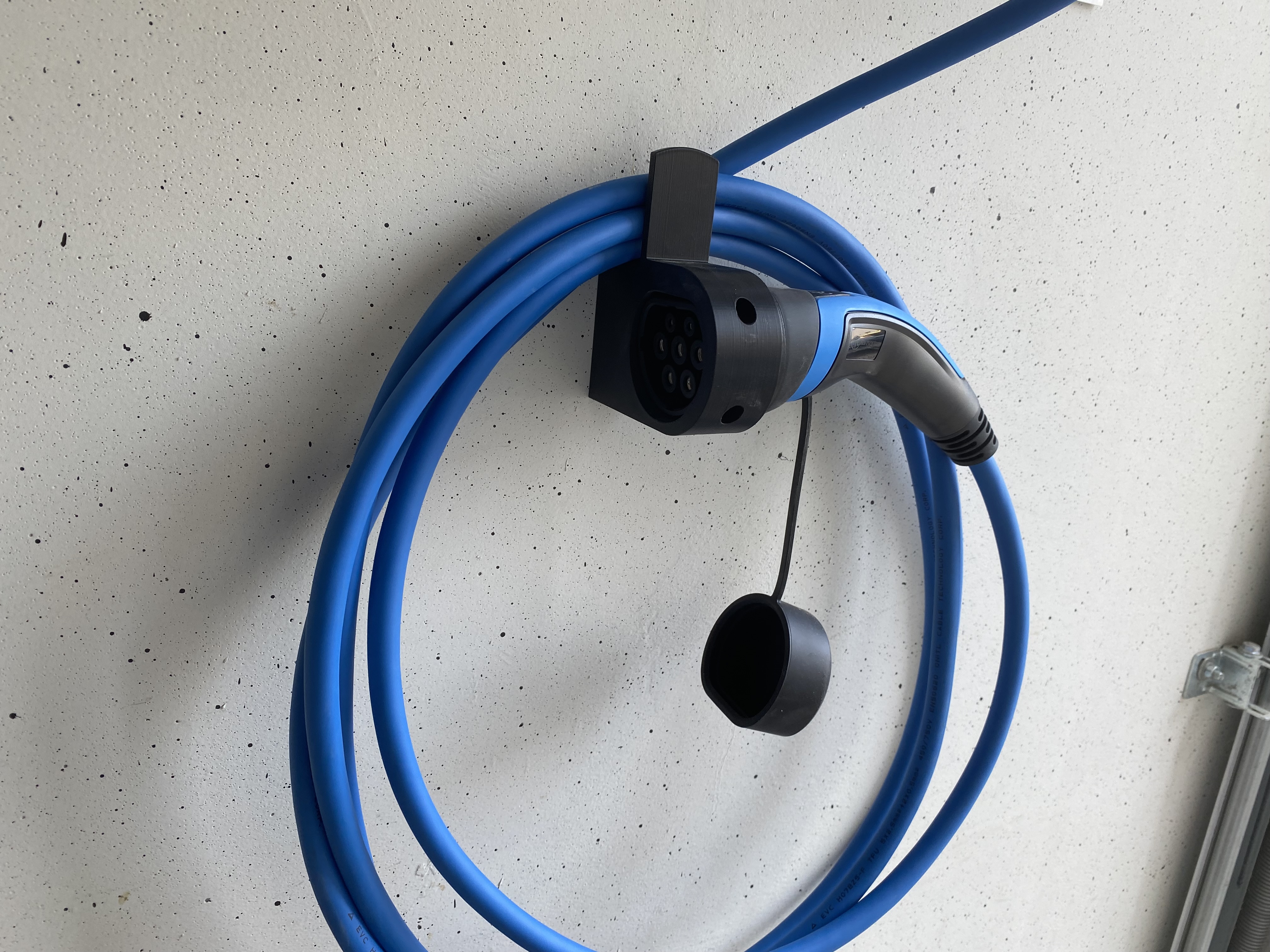 Type 2 ev charging cable holder