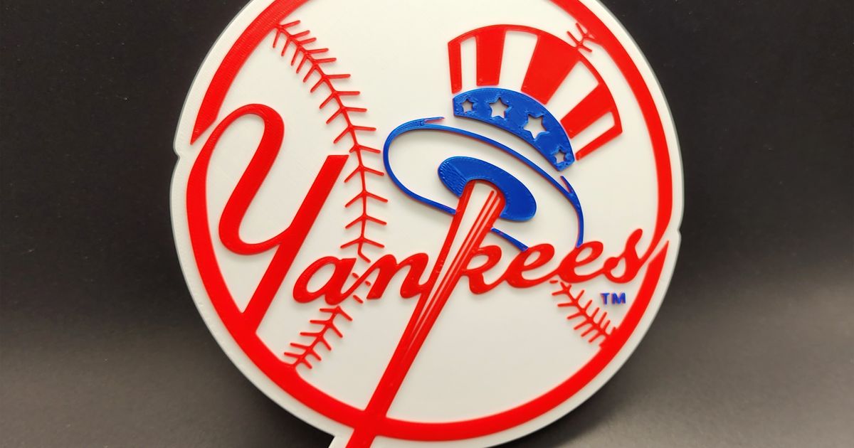 NY Yankees 3 Color by Triple G Workshop | Download free STL model ...