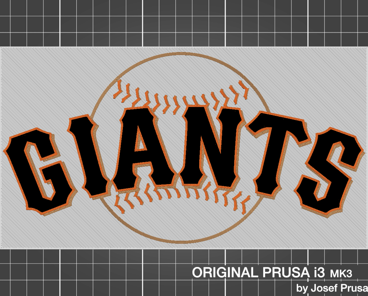 SF Giants 4 Color by Triple G Workshop | Download free STL model | Printables.com