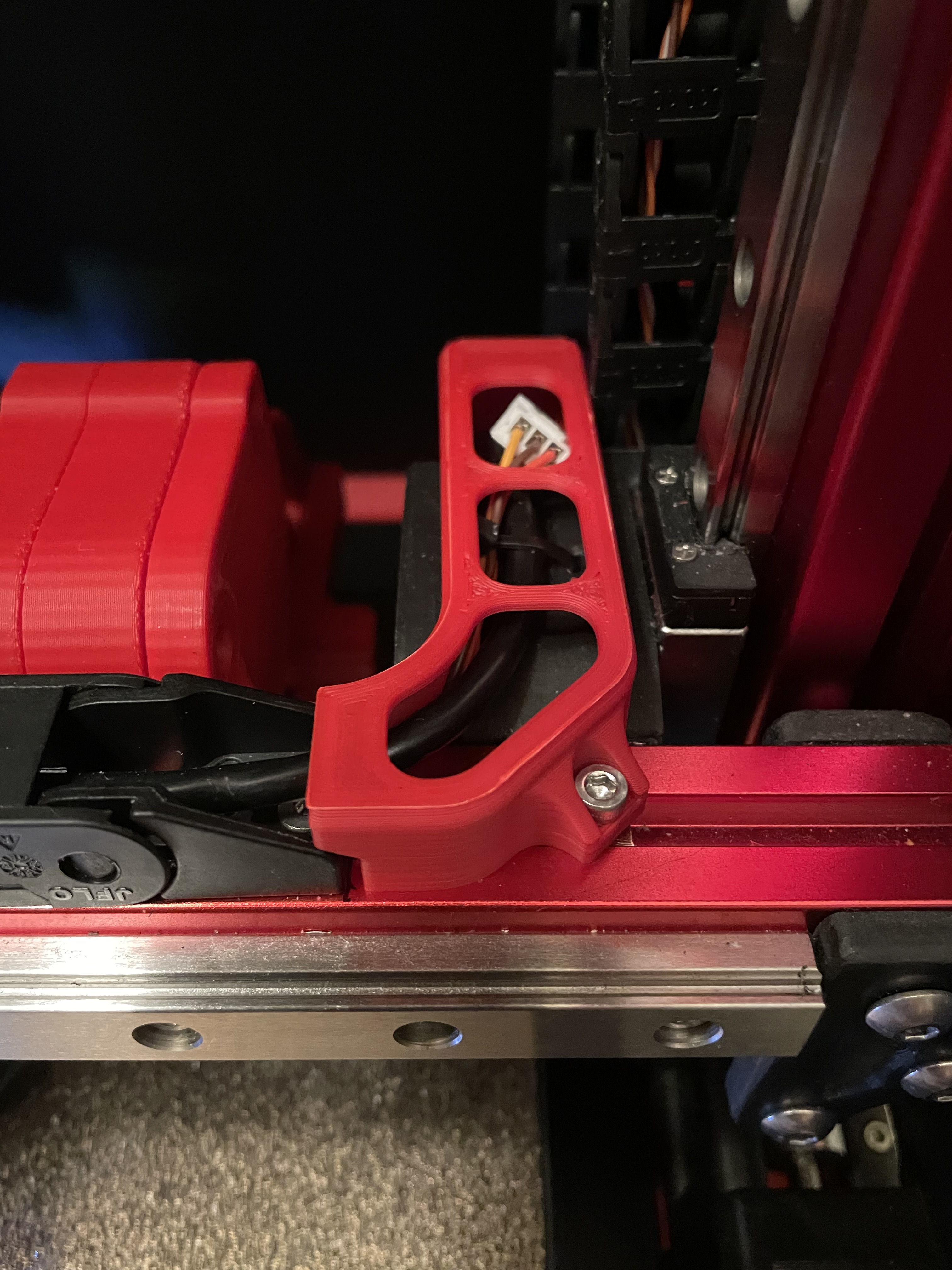 Voron Mods - Corner Cable Cover with Drop Holes by Dr-Info