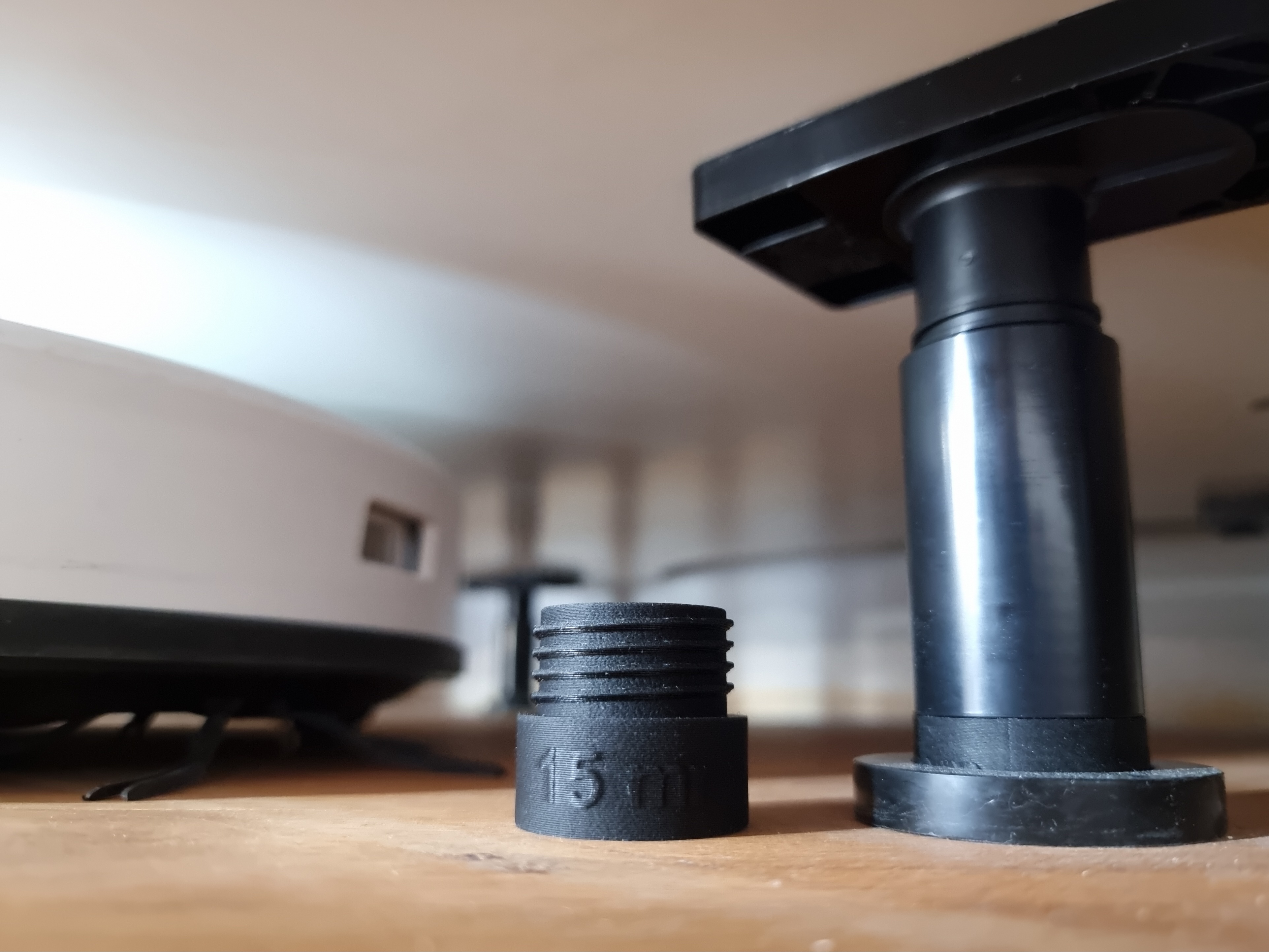 Ikea Metod Screw On Leg Extender for Roborock by betucanprintthat