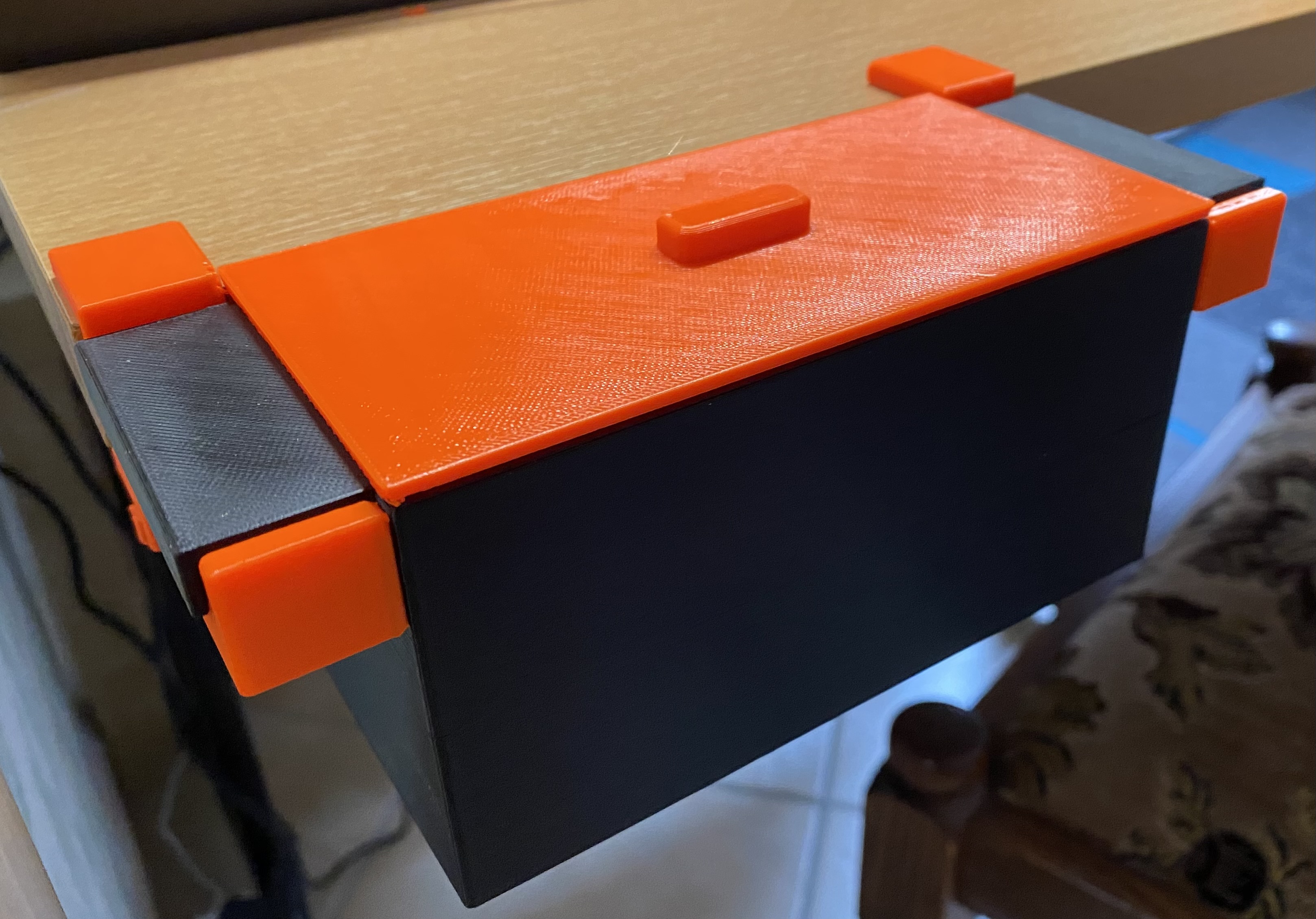 Desk mount trash box by Nico | Download free STL model | Printables.com