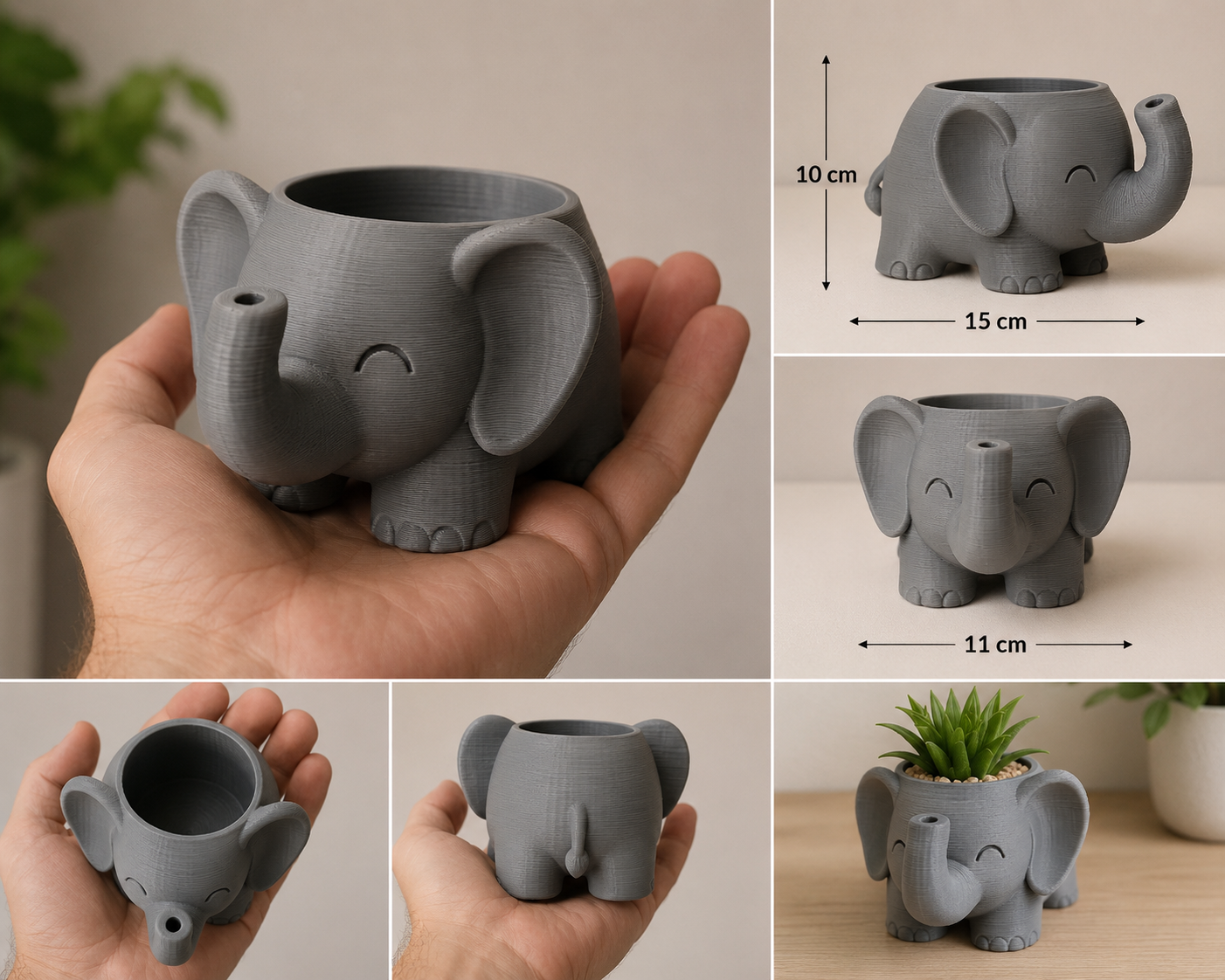 Elephant Flower Pot