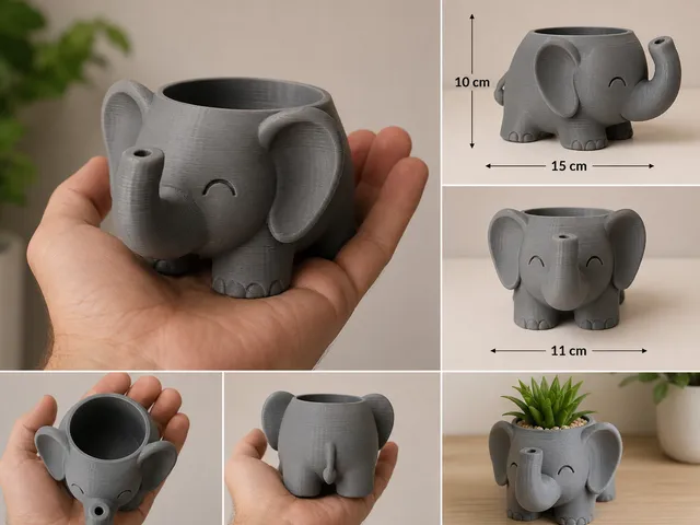 Elephant Flower Pot