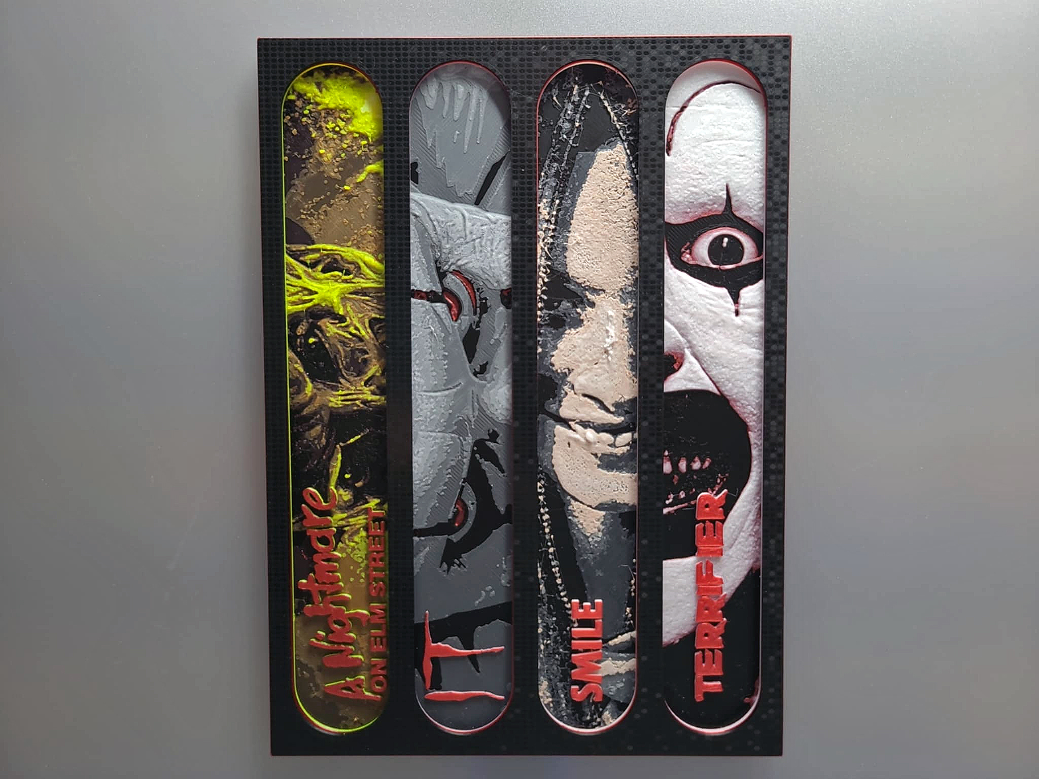 Horror movie bookmarks