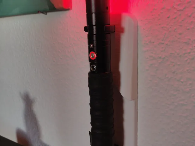 Lightsaber wall mount (vertical)