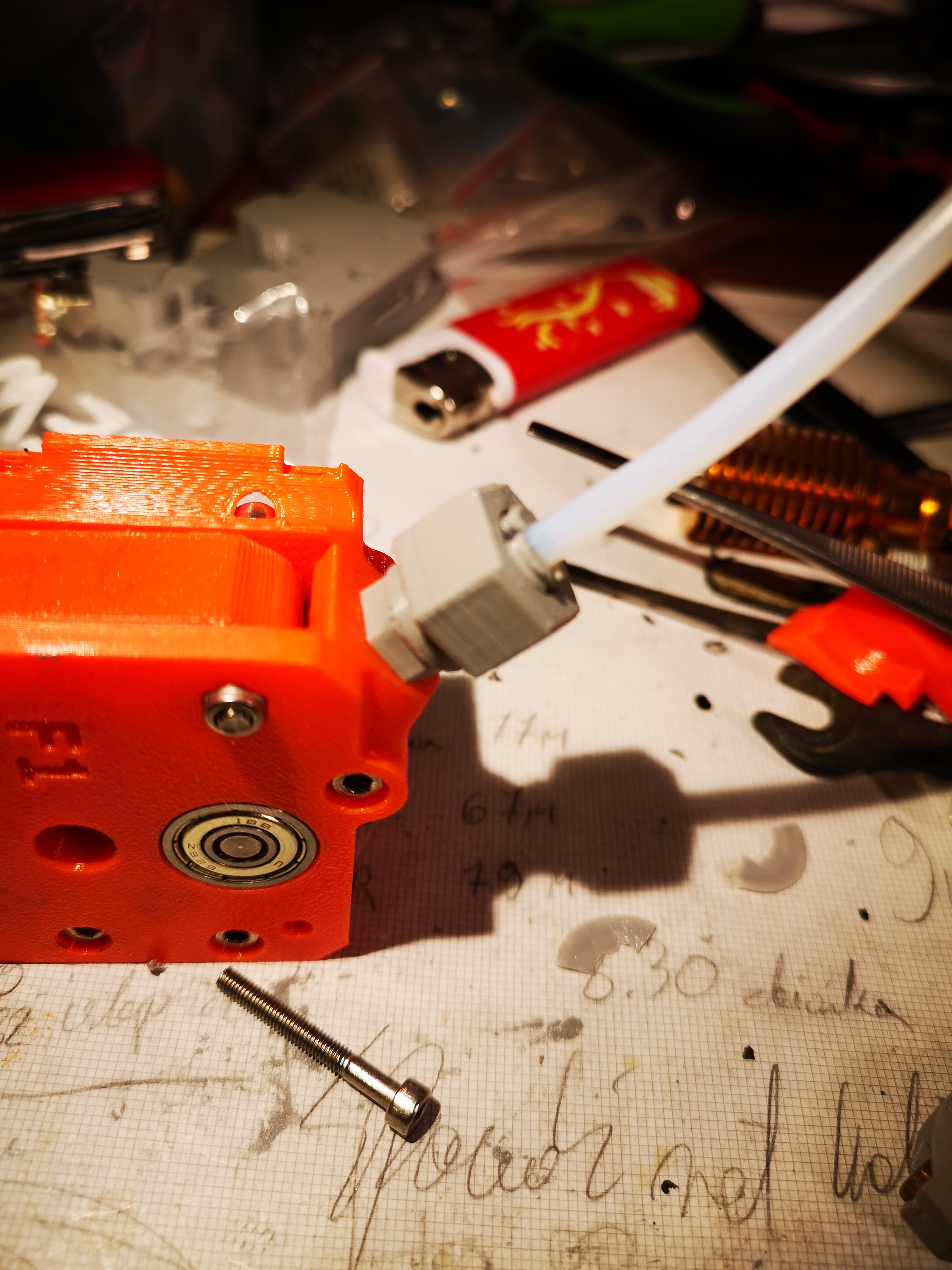 pc4-m8 x 1,25 pneumatic ptfe conenctor for prusa MINI