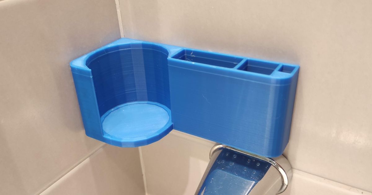 Deodorant and bathroom vanity holder by Raxuk Download free STL model