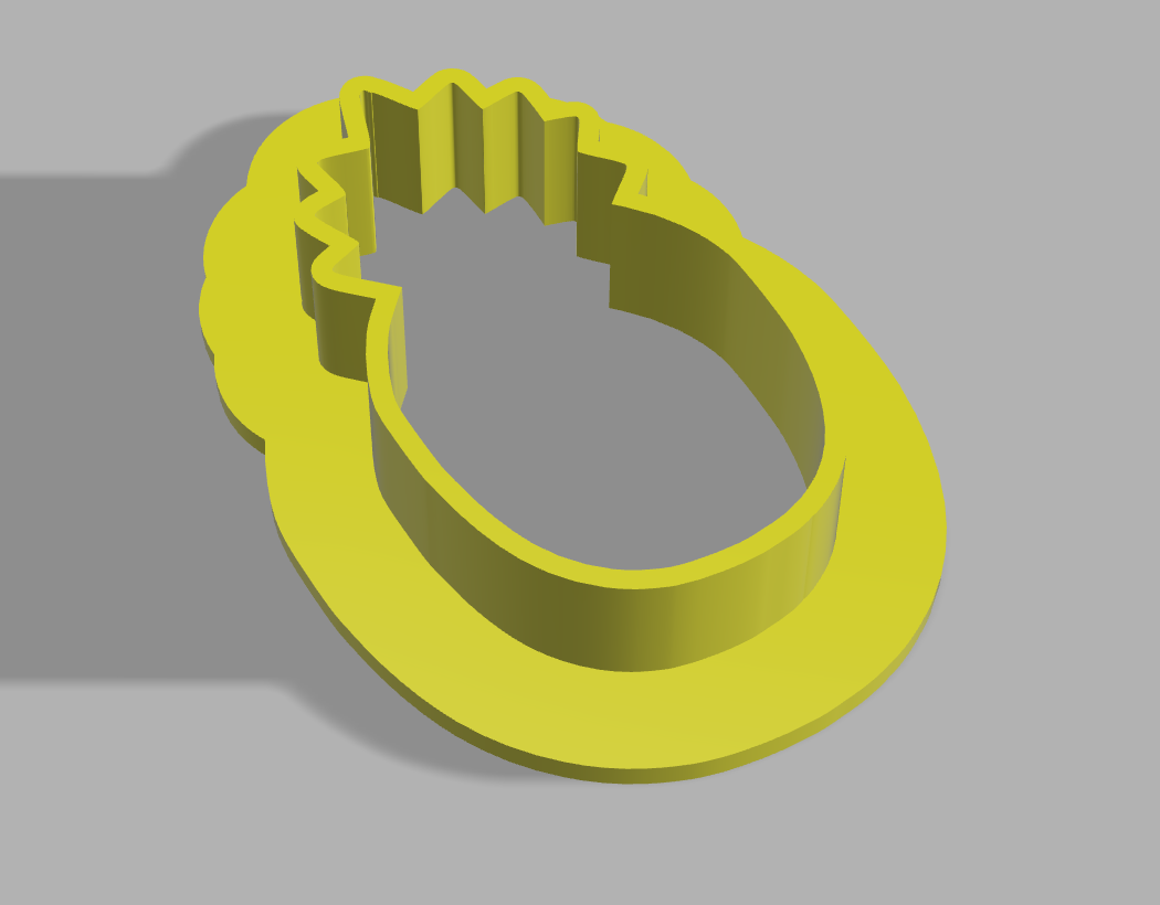 Cookie Cutter - 2" Pineapple