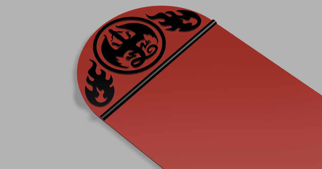 bookmark-wings-of-fire-logo-by-tuna-download-free-stl-model
