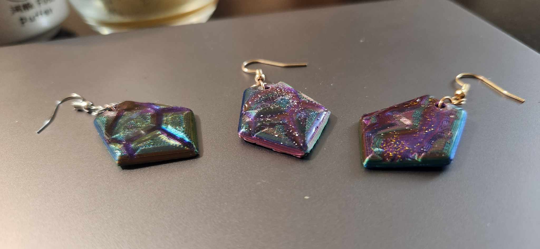 Pentagonal Pendants / Earrings