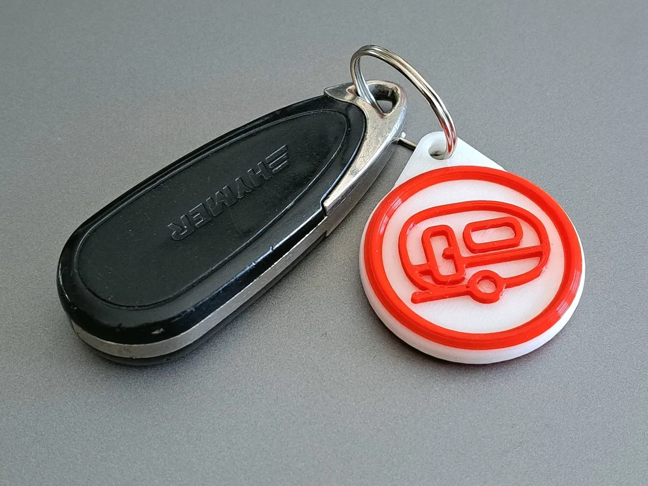 Caravan & Camper Key Ring by Bootjevaarder | Download free STL model ...