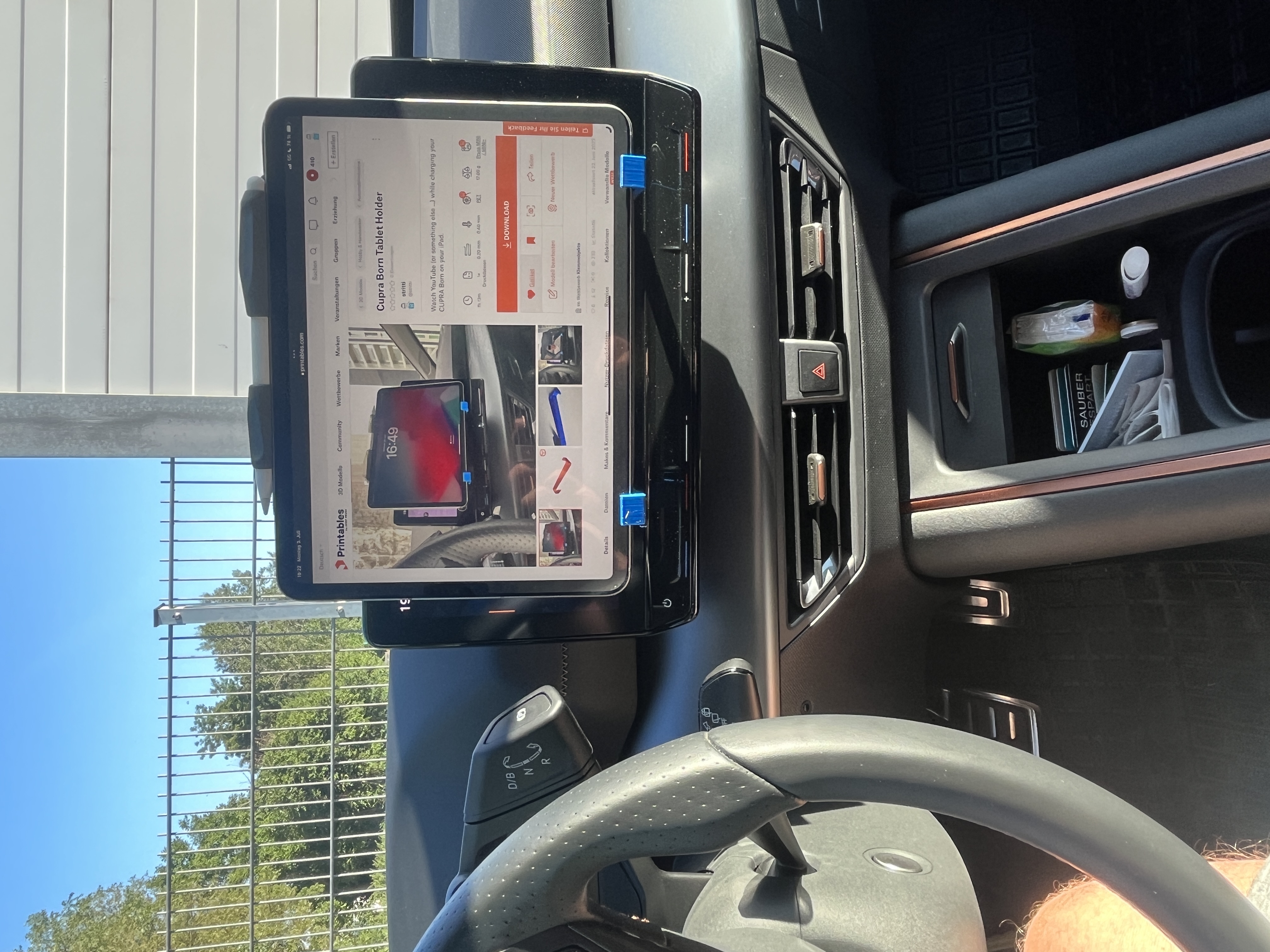 Cupra Born Tablet Holder